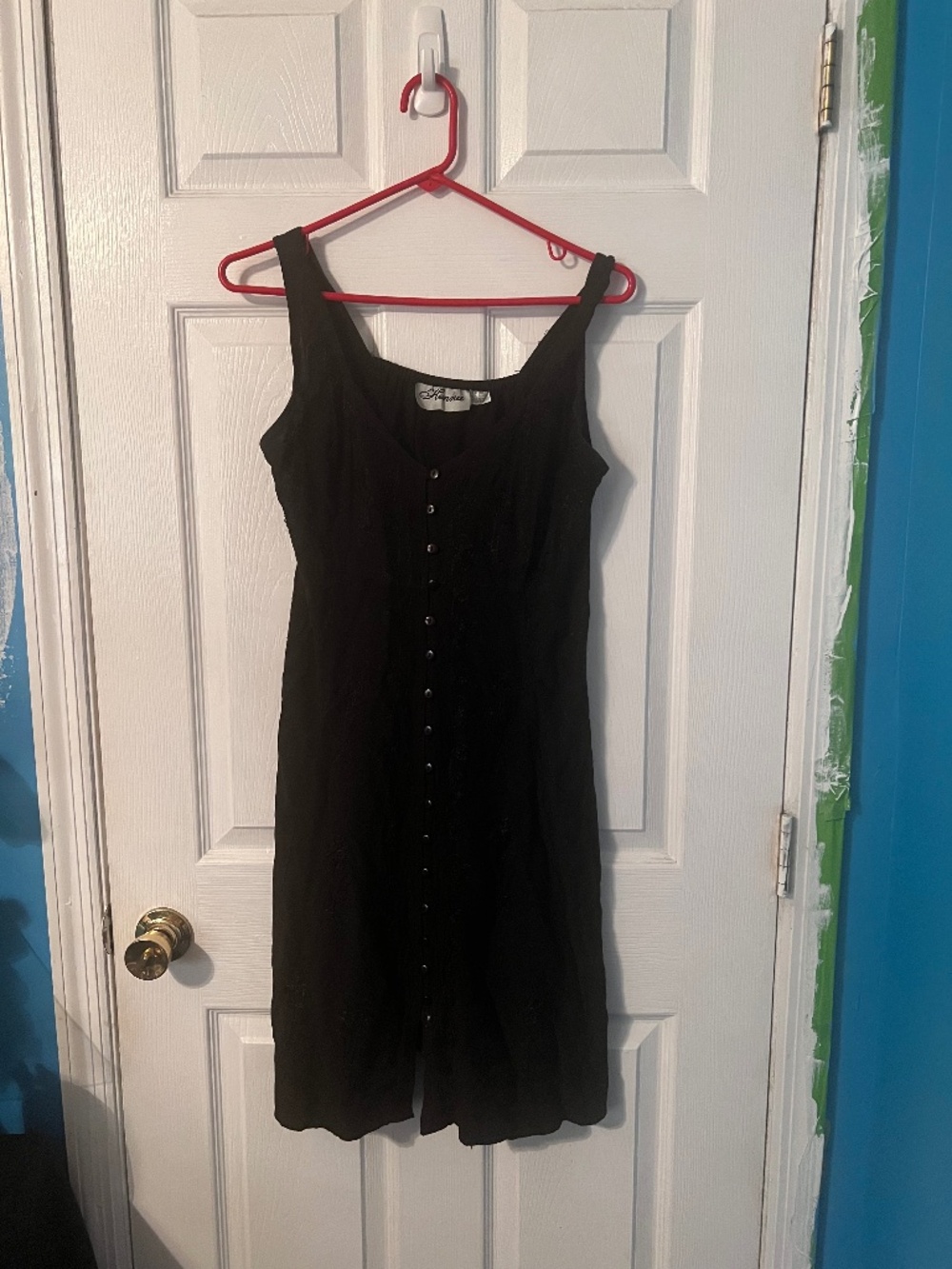 Vintage Black Henna Dress – One Size